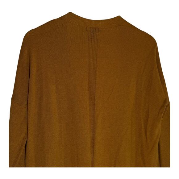 Womens Gap Mustard Long Duster Cardigan Sweater Large - Picture 3 of 8